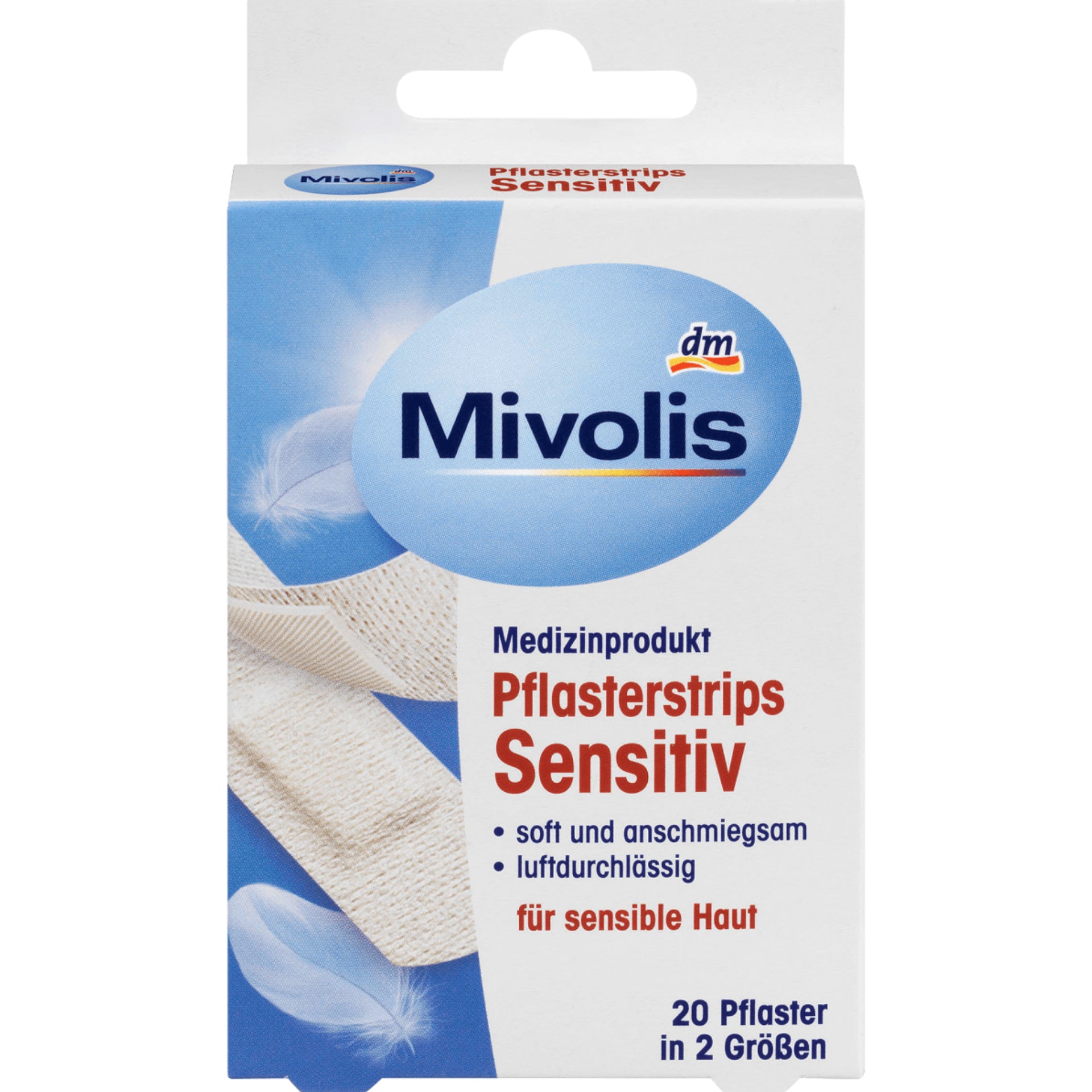 Mivolis Plaster strips for children, 2 x 20 pcs (pack of 2)