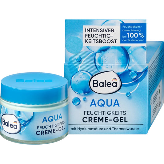 Balea Day Cream Aqua Moisturizing Cream Gel, 50 ml