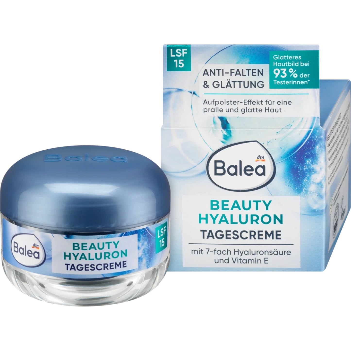 Balea Anti-wrinkle face cream Beauty Hyaluron LSF 15, 50 ml