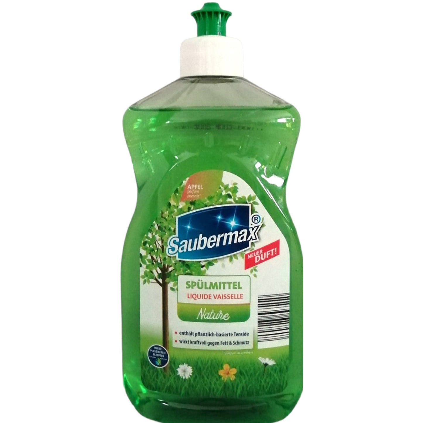 Saubermax Nature Appel dishwashing liquid 500 ml