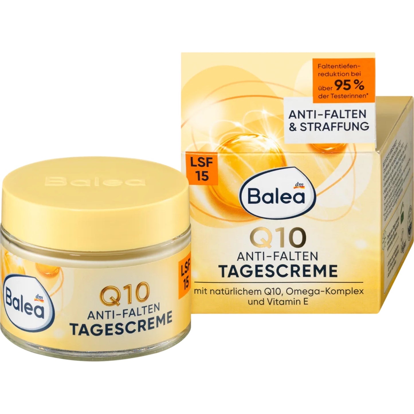 Balea Face Cream Q10 Anti-Wrinkle SPF15, 50 ml