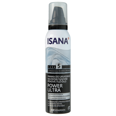 Isana, Hair, Power Ultra strong hair mousse 150 ml