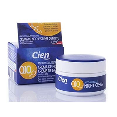 Cien Anti-Wrinkle Night Cream With Q10, Hyaluronic Acid And Vitamin E 50ml