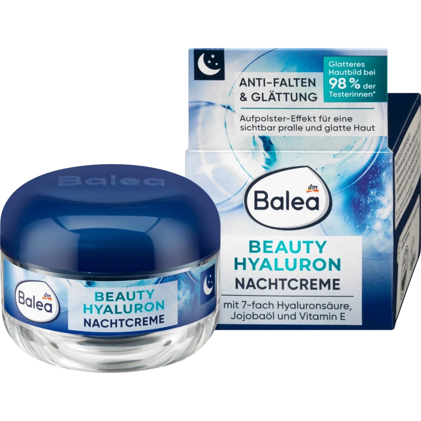 Balea Anti-wrinkle night cream Beauty Hyaluron, 50 ml