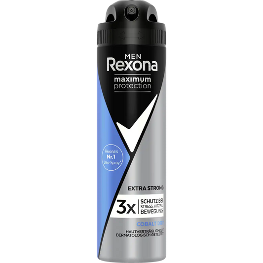 Rexona men Antiperspirant deodorant spray Maximum Protection Cobalt, 150 ml