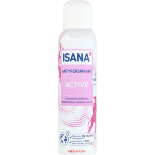 ISANA Active antiperspirant deodorant spray, 48h 150 ml