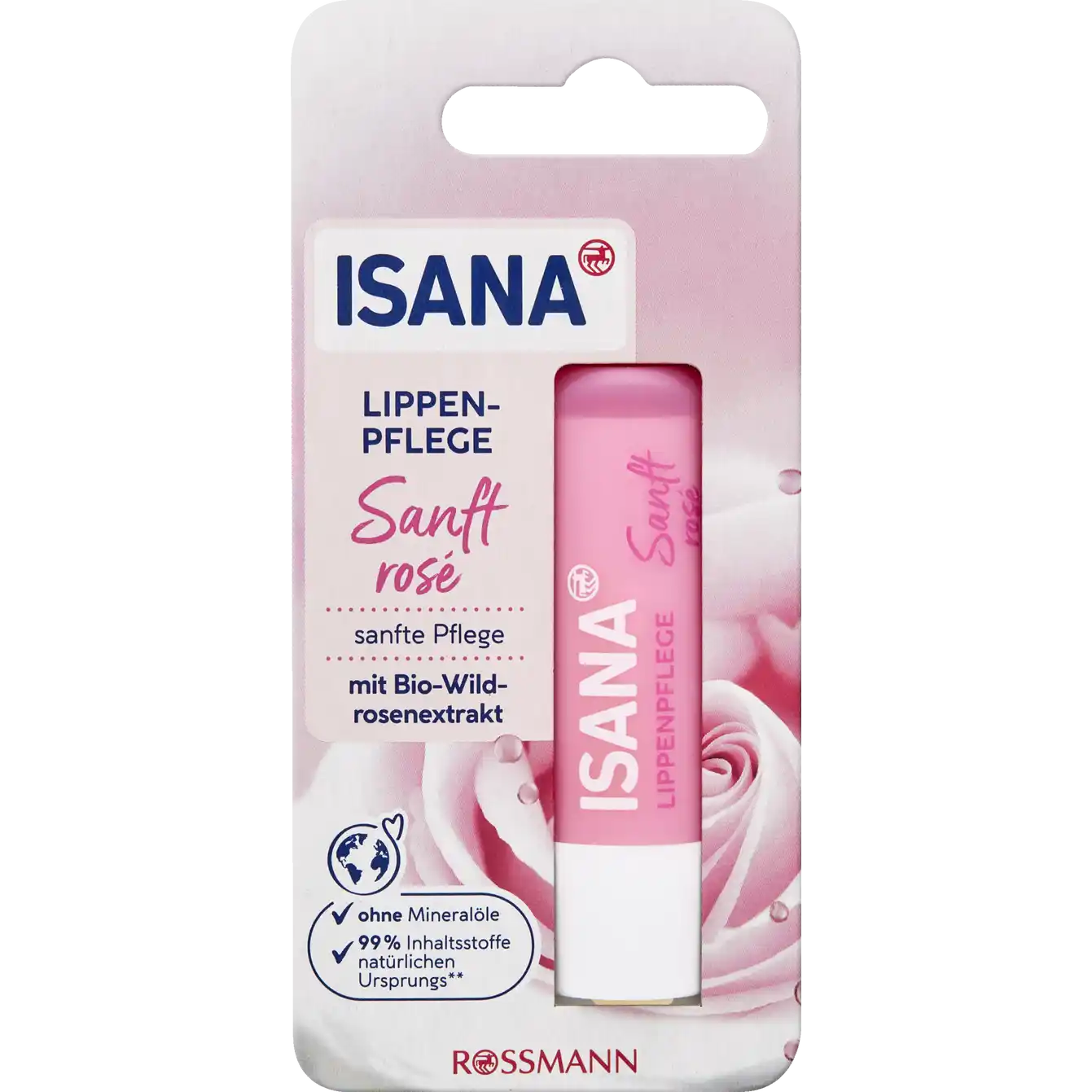 ISANA Gentle Rosé Lip Care  4.8 g