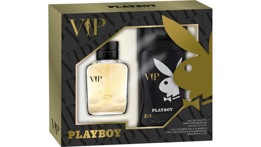 PLAYBOY Vip Eau de Toilette & Shower Gel & Shampoo Gift Pack