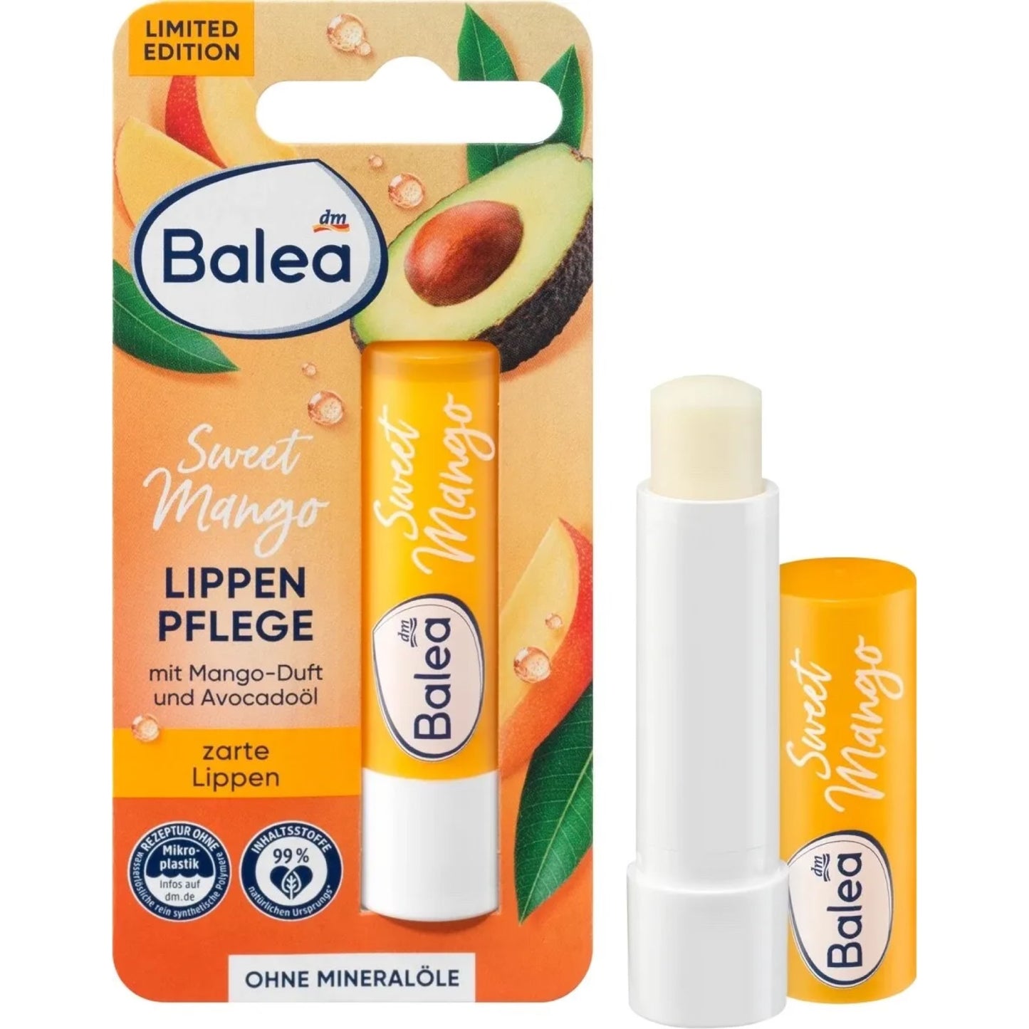 Balea Sweet Mango Lip Balm 4.8 g