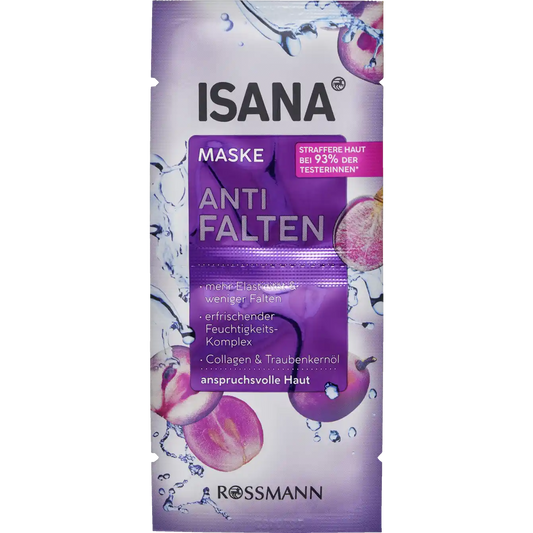 Isana anti-aging mask16 ml
2x8 ml - for 2 applications