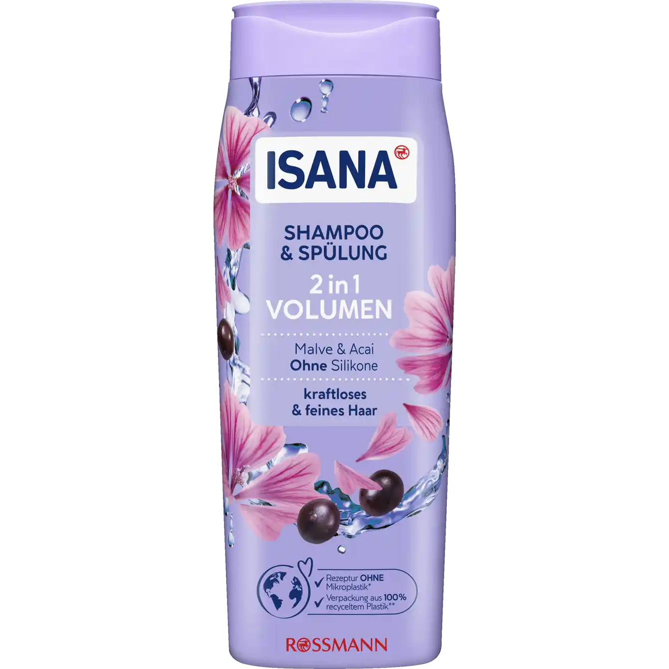 ISANA Shampoo & conditioner 2in1 volume 300 ml