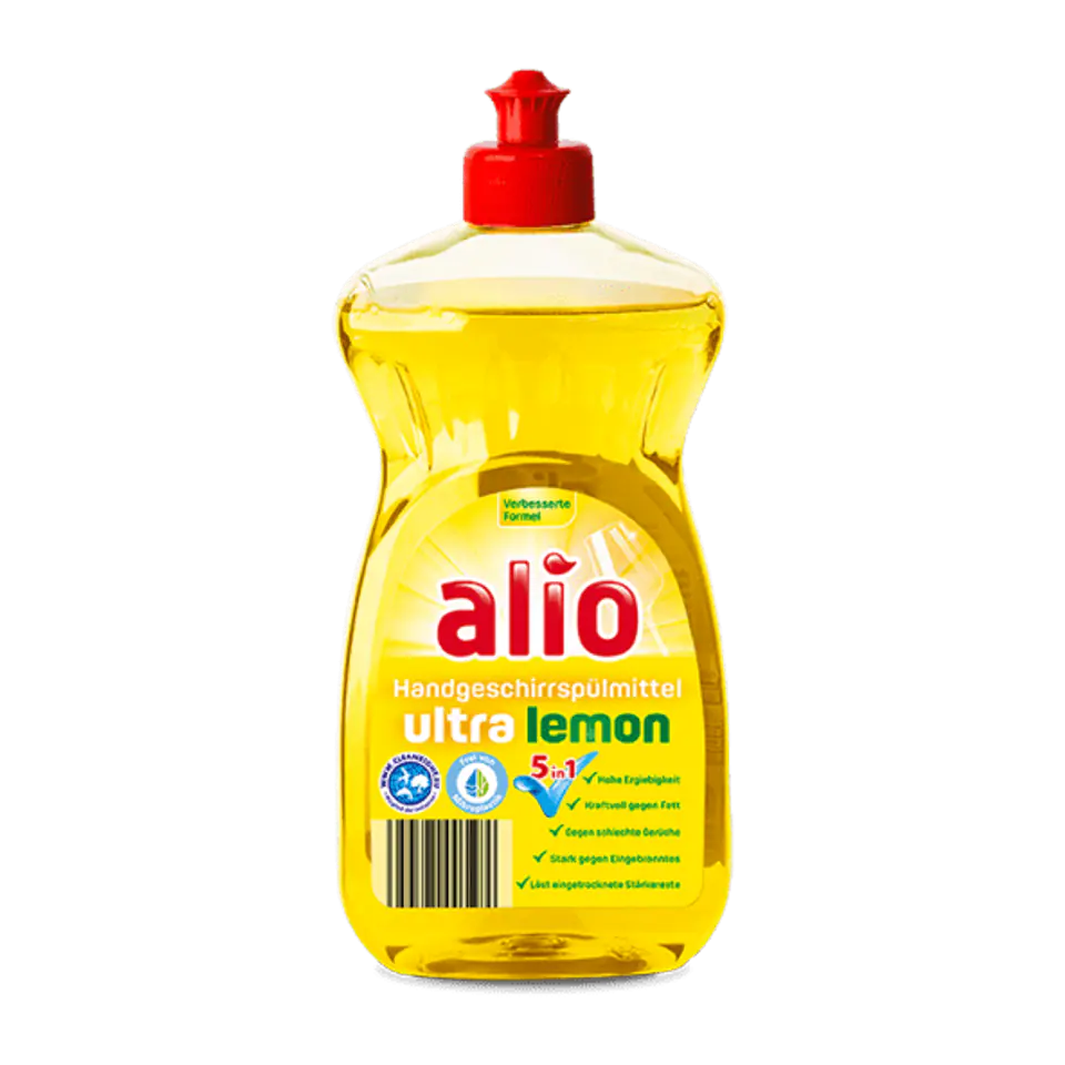 Alio 5 in 1 Dish Soap Ultra Lemon 500 ml