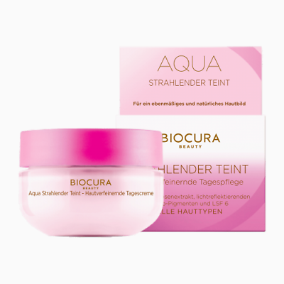 Biocura Beauty AQUA RADIANT COMPLEXION Moisturizing Cream SPF 6 50 ml