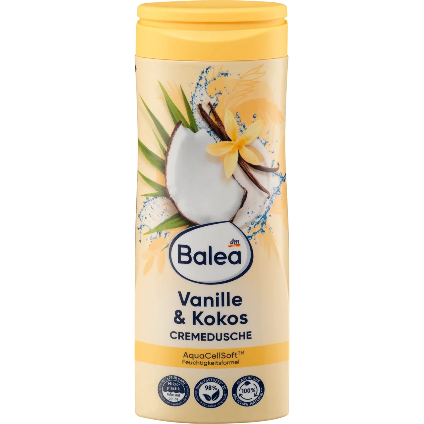 Balea Cream shower vanilla & coconut, 300 ml