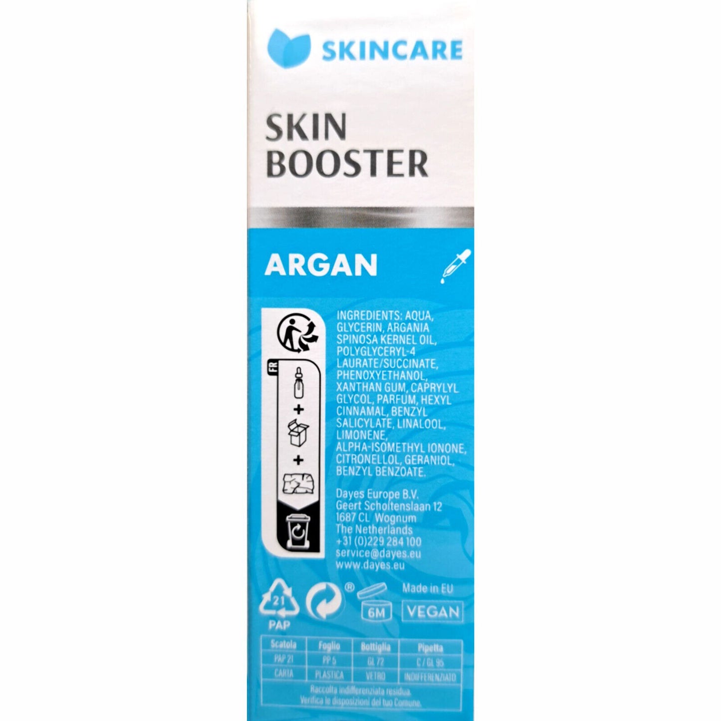 SKINCARE skin booster argan serum, 30 ml