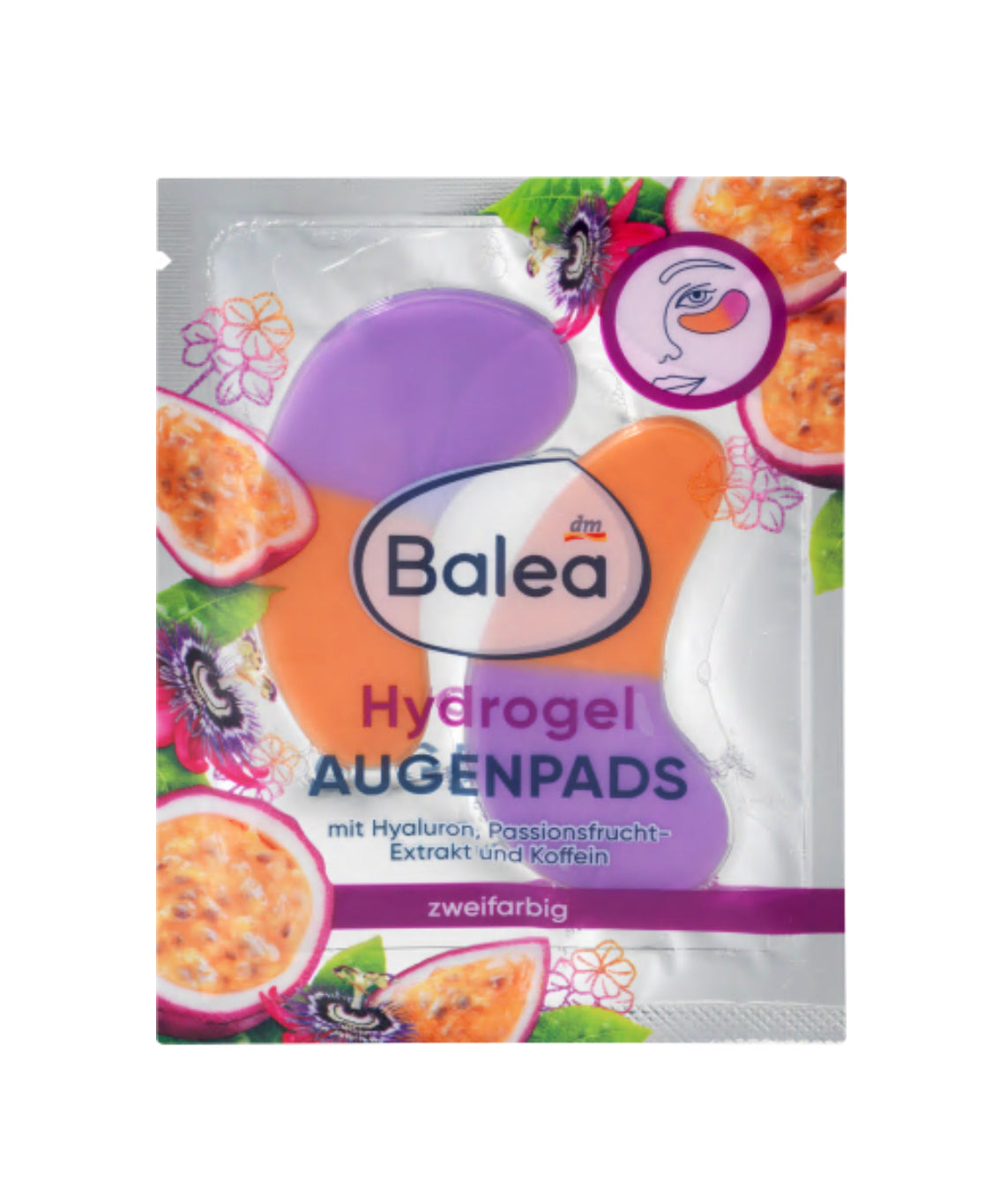 Balea Hydrogel eye pads two-tone (1 pair), 2 pieces