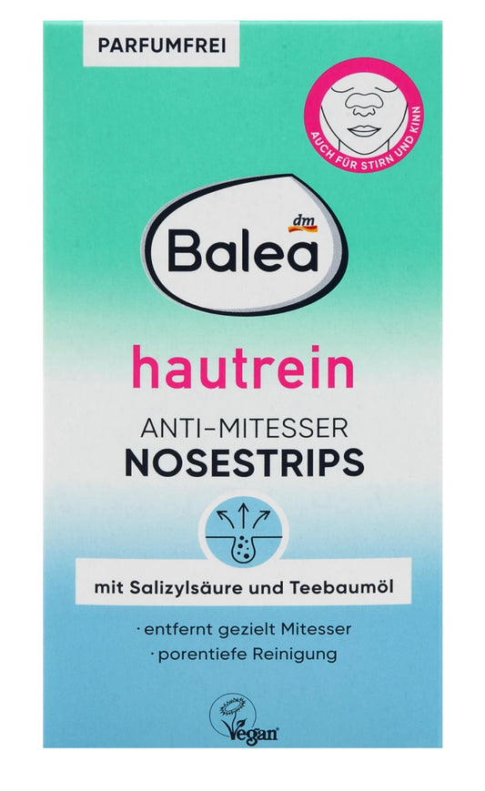 Balea Anti-Blackhead Nosestrips Skin Clean, 3 pcs