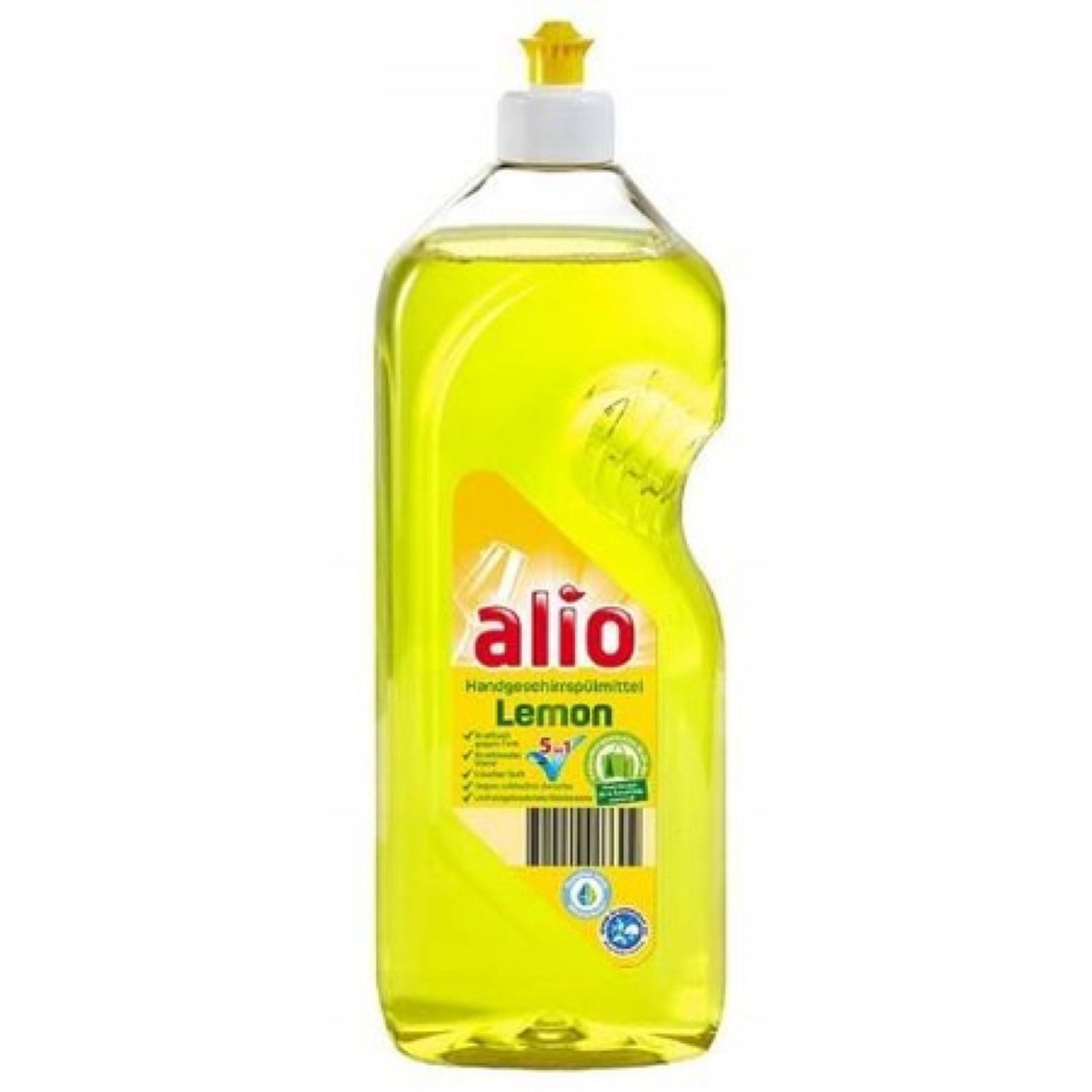 Alio 5 in 1 Lemon Dishwashing Liquid 1 L