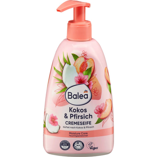 Balea Cream soap peach and coconut, 500 ml