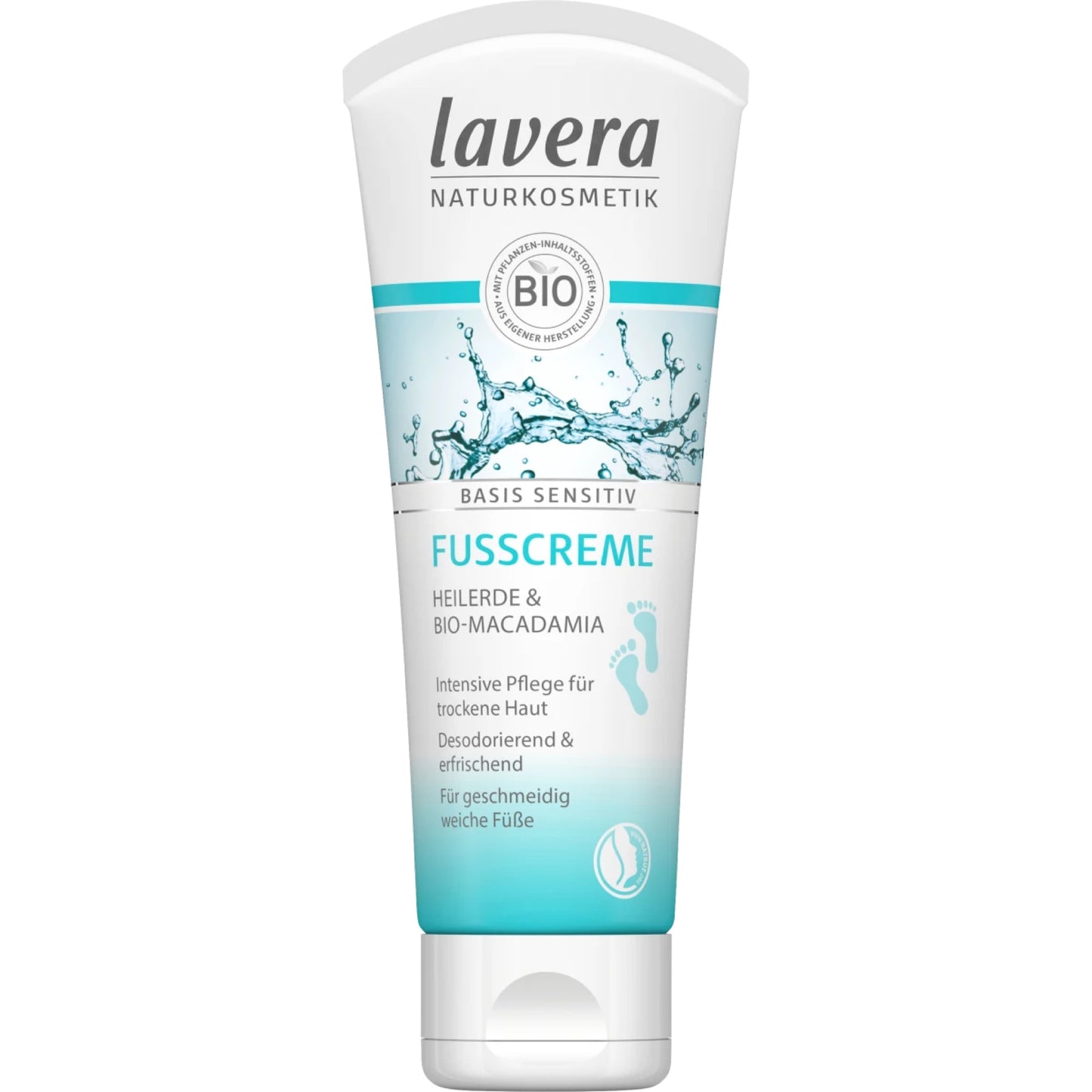 lavera Foot Cream Basis Sensitive, 75 ml