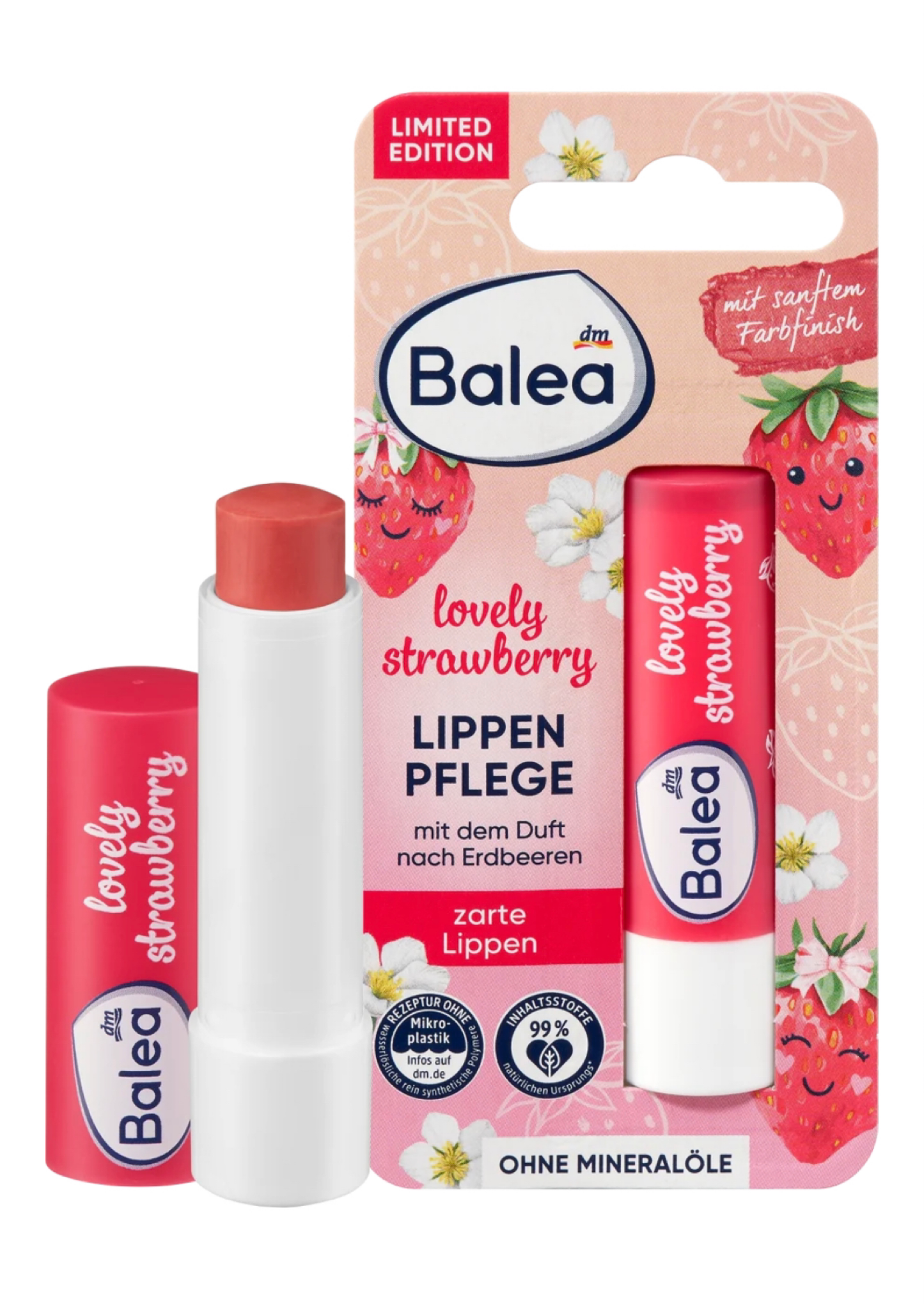 Balea Lip Care Lovely Strawberry, 4.8 g