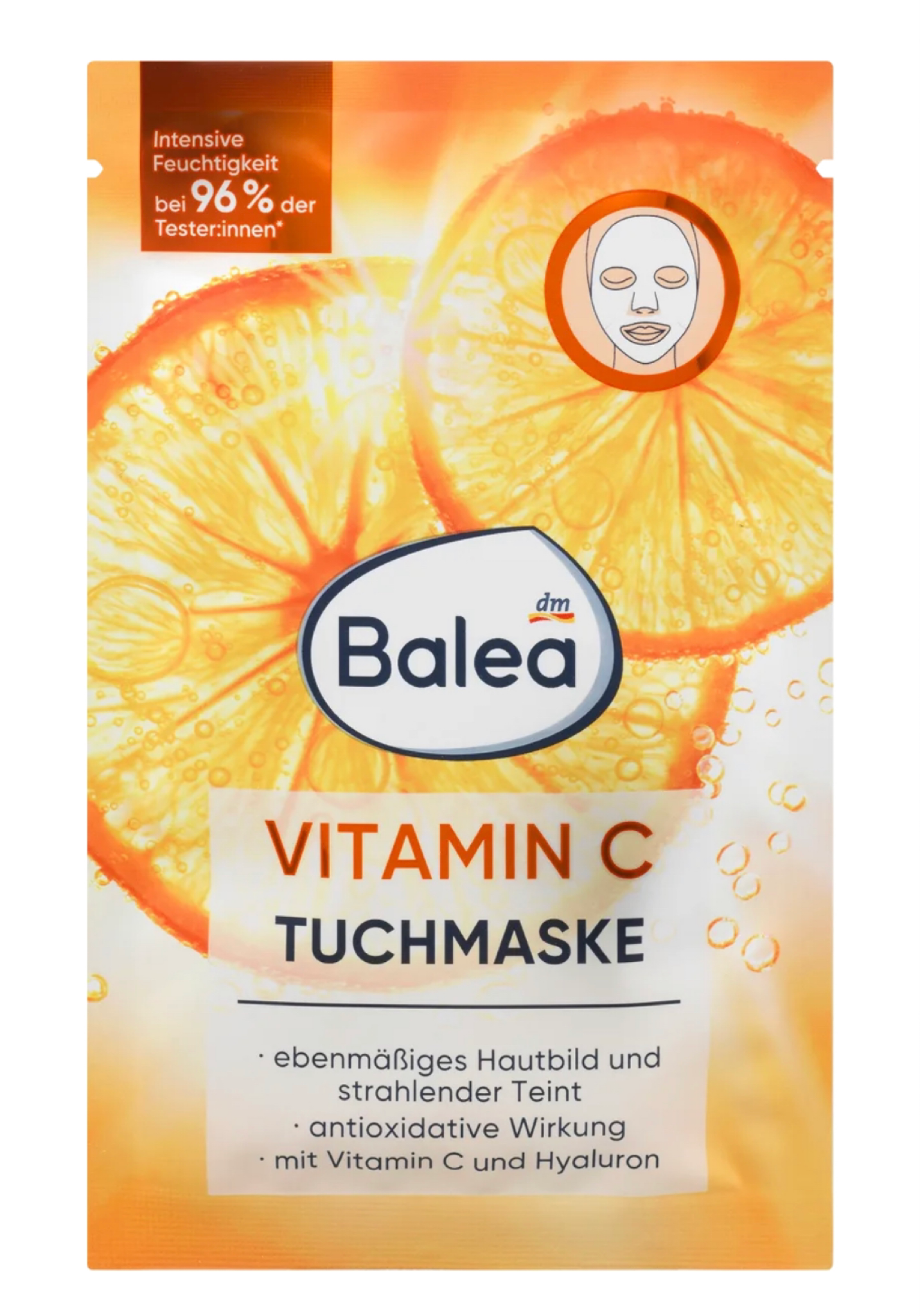 Balea Vitamin C sheet mask, 1 piece