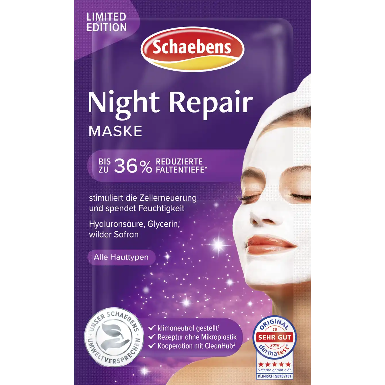 Schaebens Night Repair Mask 2 x 5 ml = 10 ml