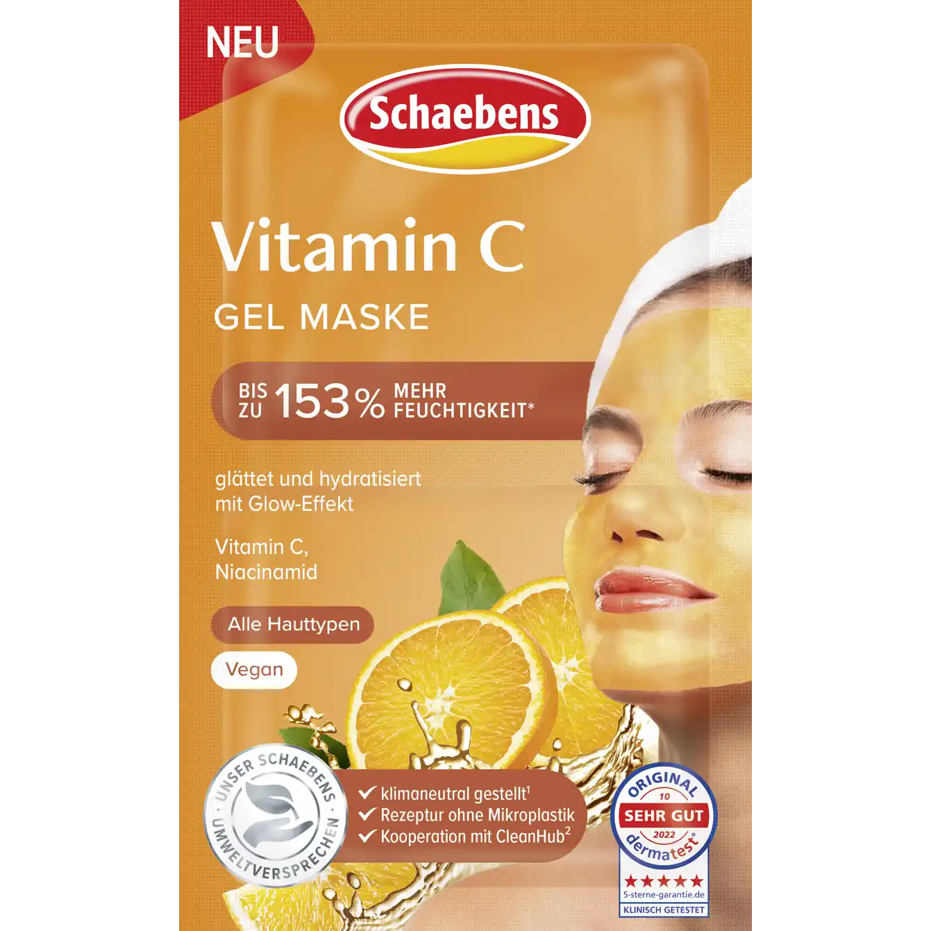 Schaebens Vitamin C Gel Mask 2x5 ml