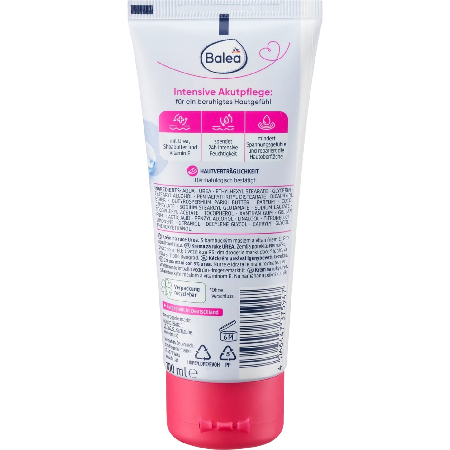 Balea Hand Cream Urea, 100 ml