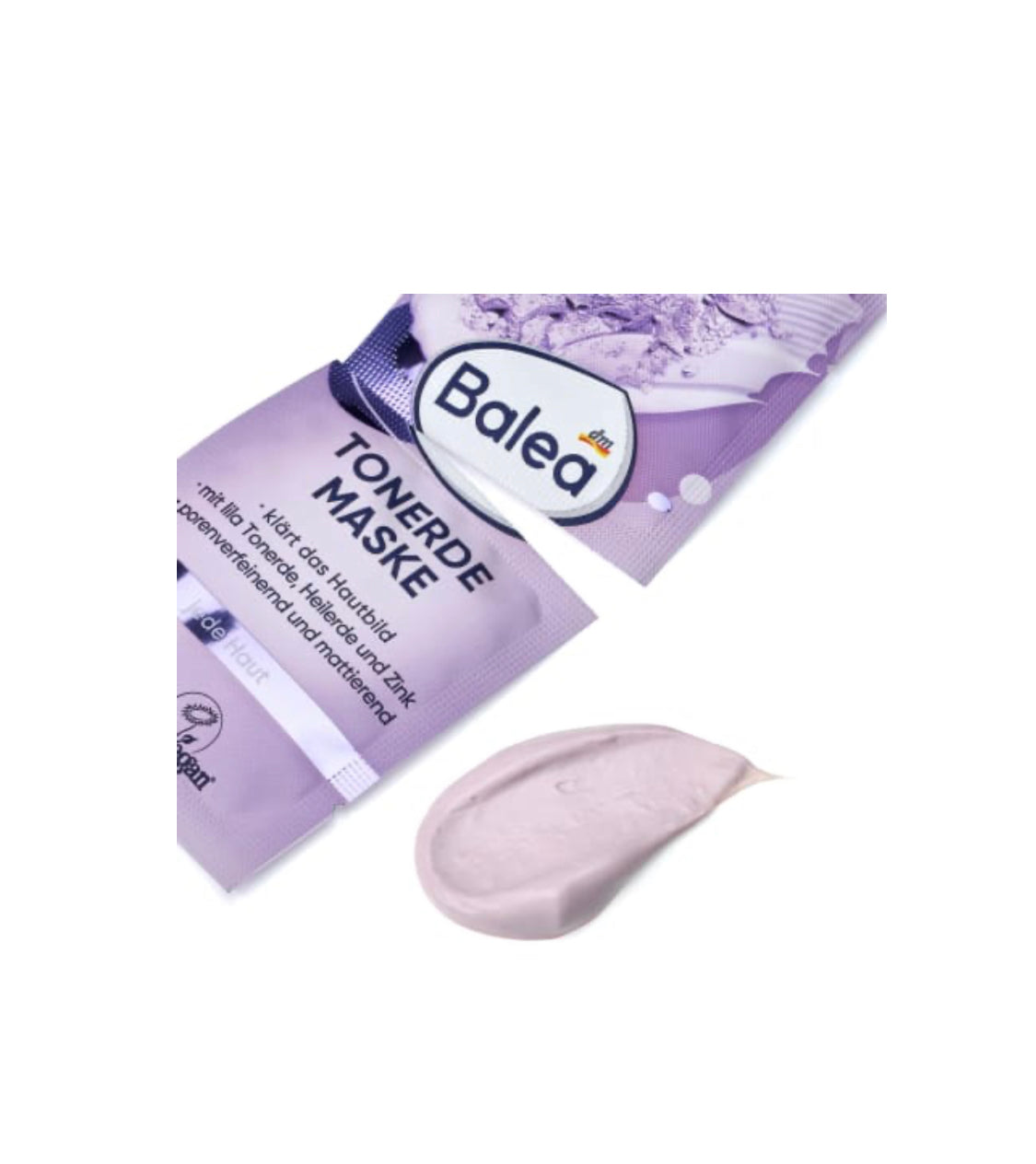 Balea Clay facial mask (2x8 ml), 16 ml