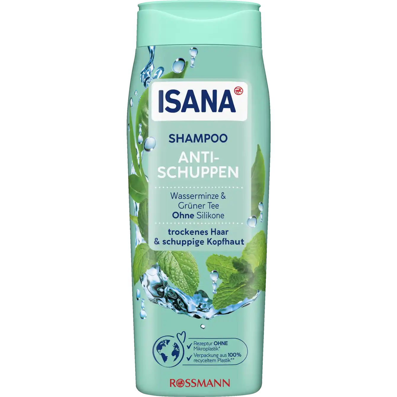 ISANA Shampoo Anti-Dandruff Water Mint & Green Tea