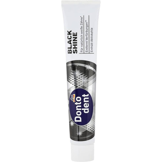 Dontodent Toothpaste black shine, 75 ml