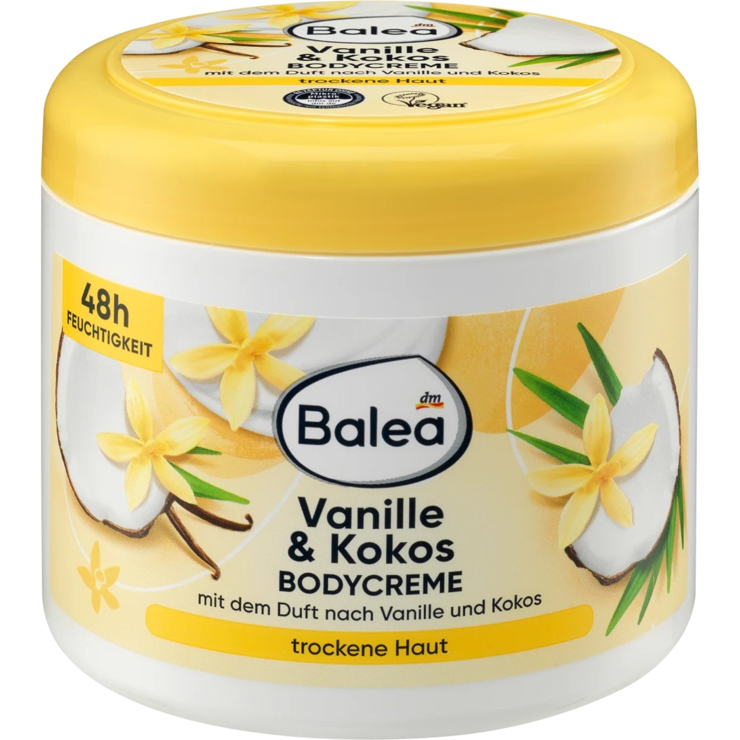 Balea body cream vanilla & coconut, 500 ml