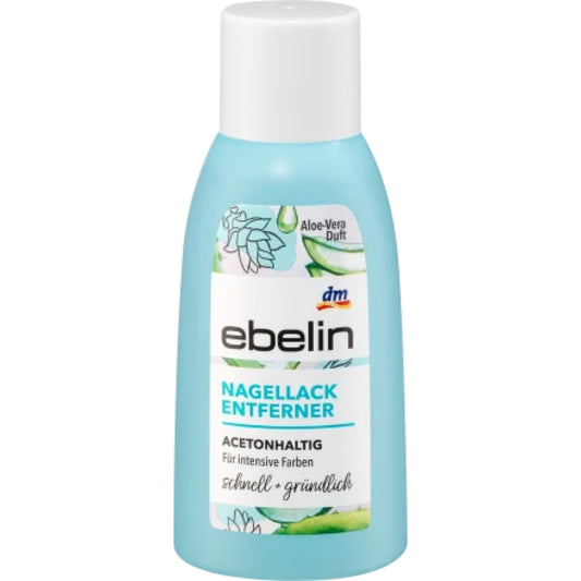 ebelin nail polish remover containing acetone, 125 ml