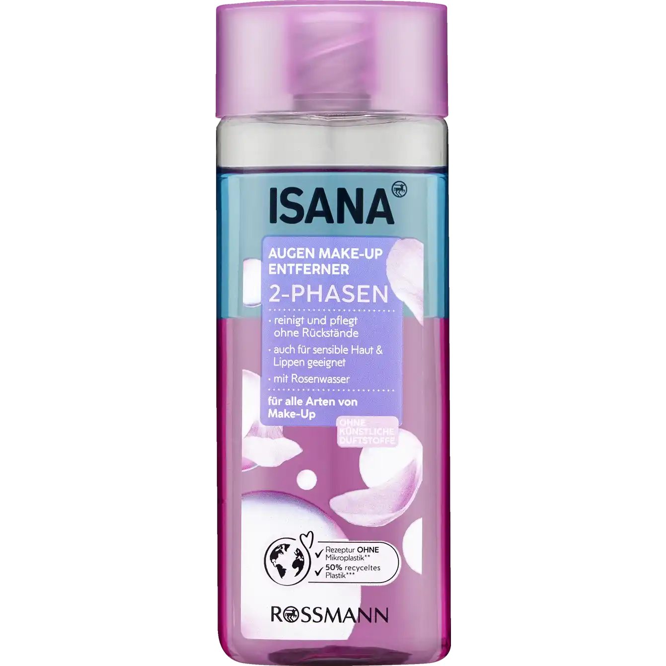 Isana Eye Make-Up Remover 2 Phases 100 ml