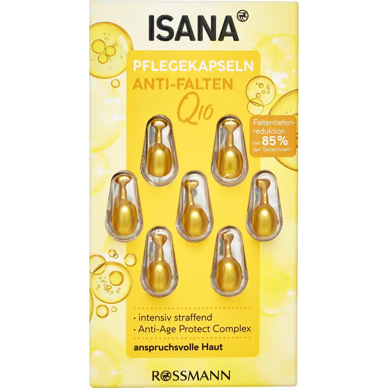 ISANA Q10 anti-wrinkle care capsules,7 pieces