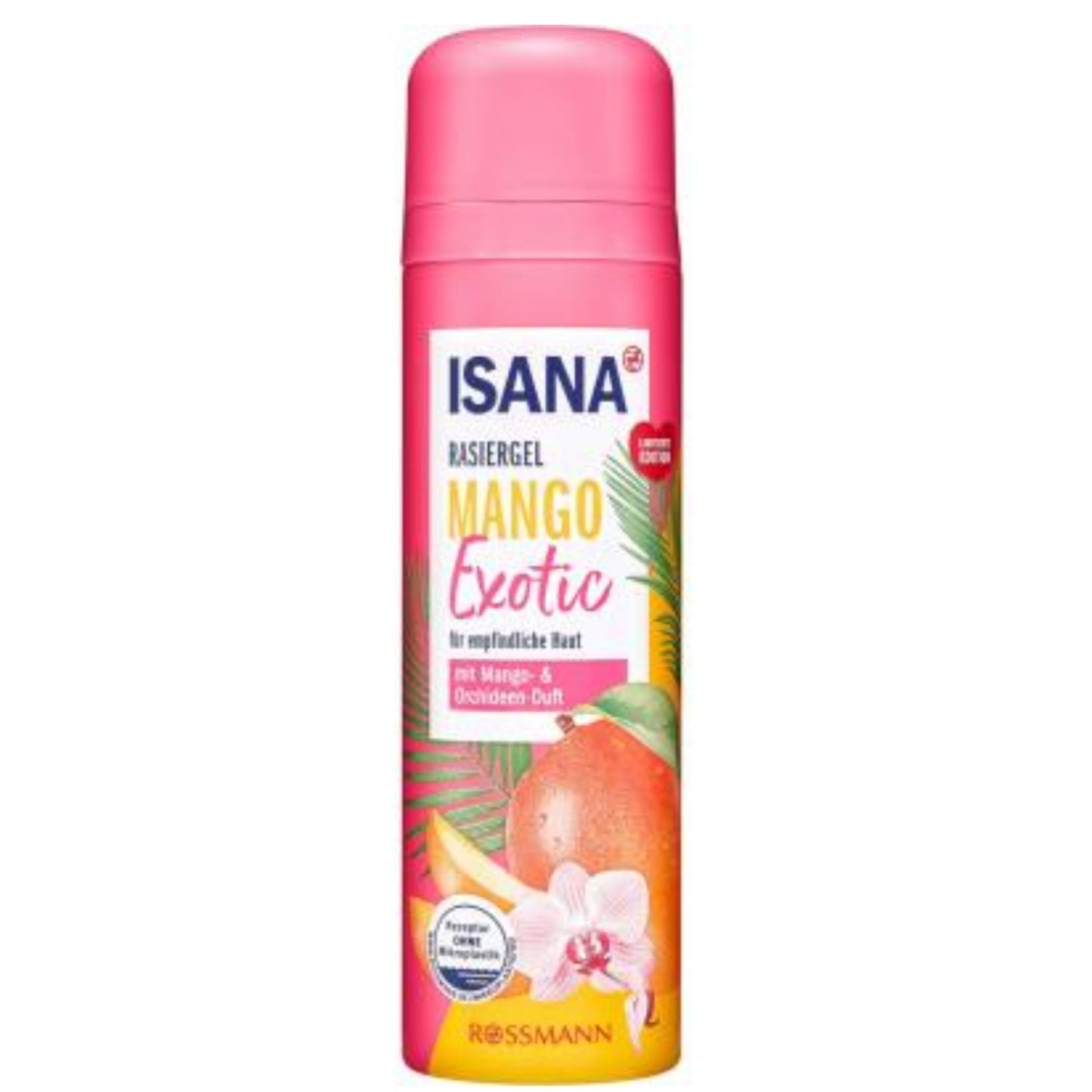 Isana, Mango Exotic Rasiergel (Shaving gel)
150 ml