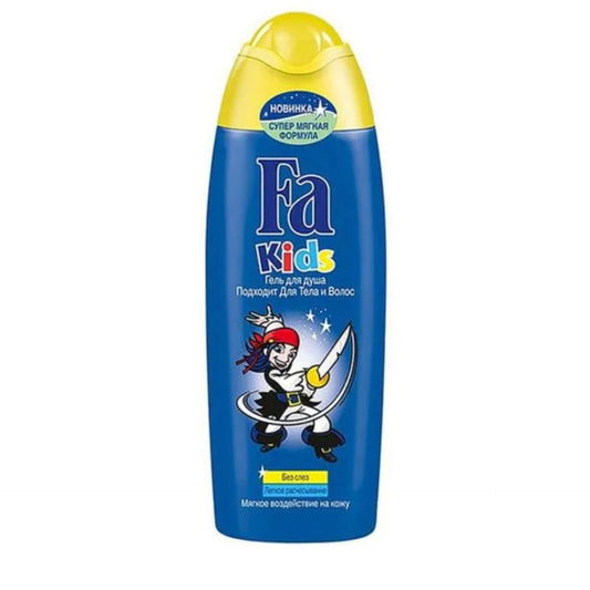 Fa Kids Shower Gel And Shampoo With Wild Ocean Scent 250ml