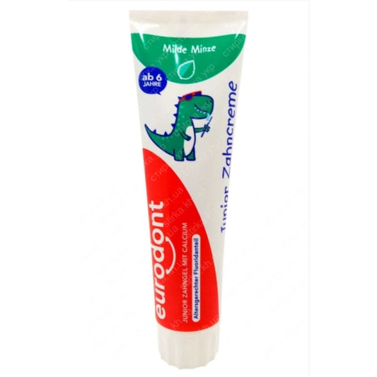 Eurodont Junior Toothpaste mild mint 6+years 100 ml