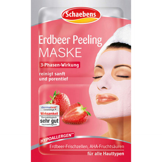 Schaebens Strawberry peeling mask 2x6ml,12 ml