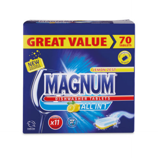 Magnum All-In-1 Dishwasher Tablets ×70