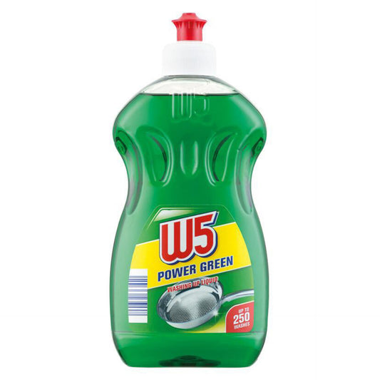 W5 washing up liquid apple scent 500 ml