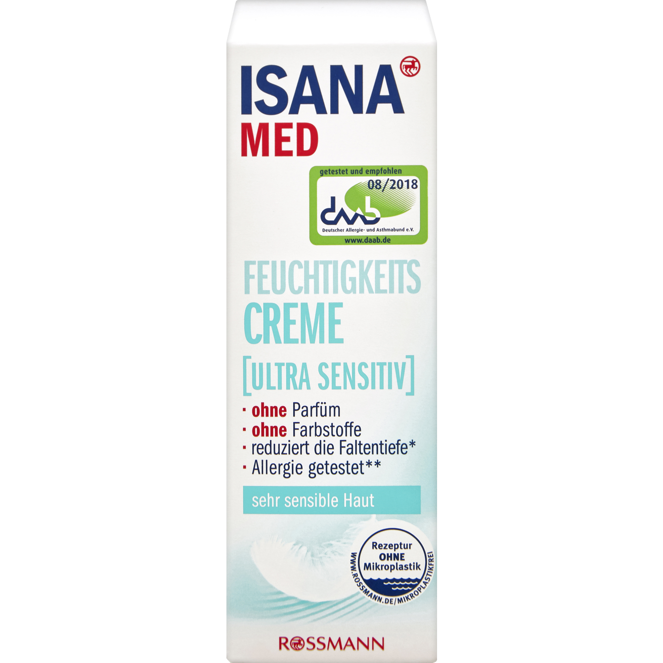 ISANA MED
Moisturizing cream ultra sensitive
50 ml